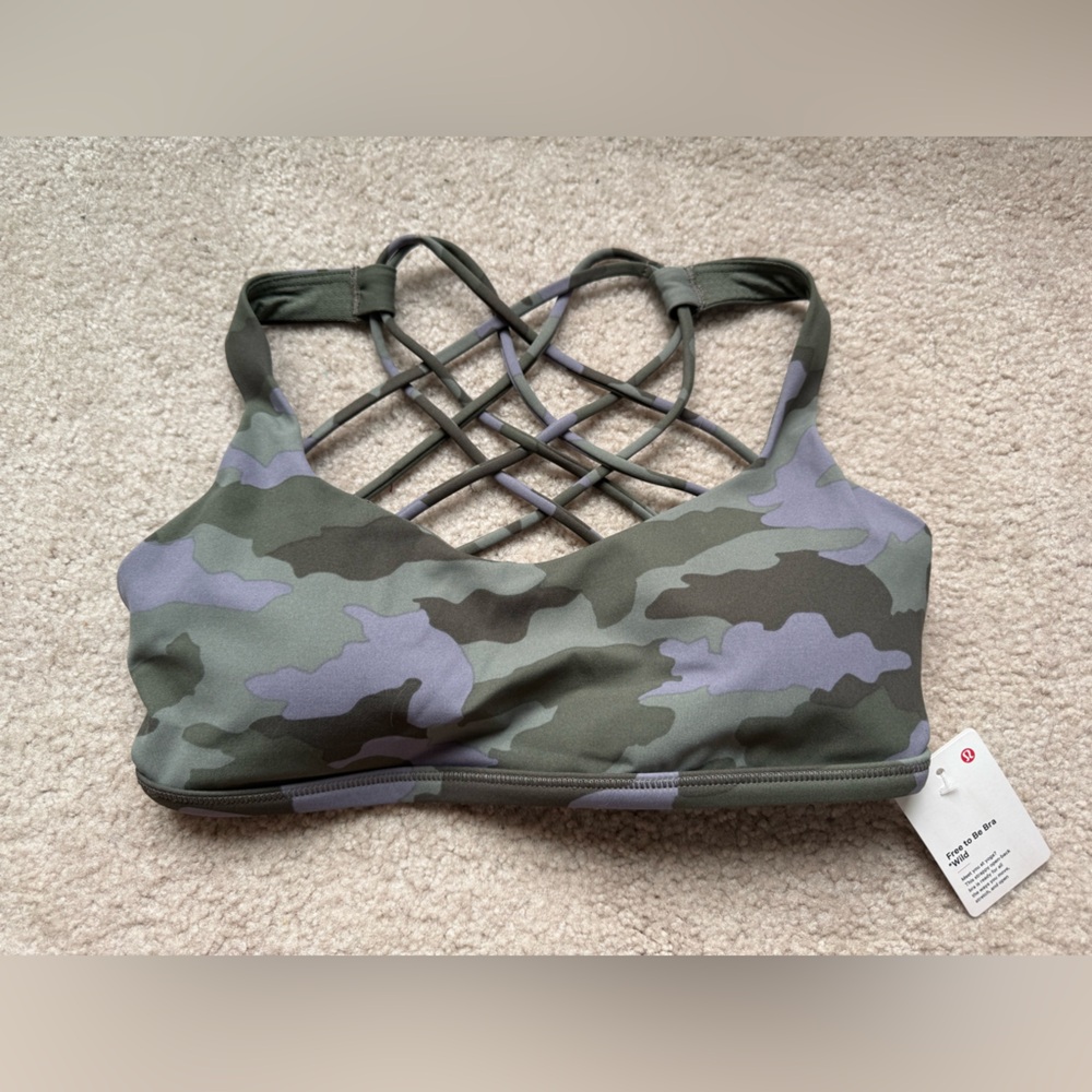 Lululemon Free To Be Bra *Wild - Size 6 NWT
